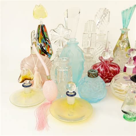 Large Collection Of Art Deco Perfume Bottles Kodner Auctions