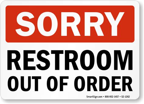 Out Of Order Bathroom Sign Printable Printable Word Searches
