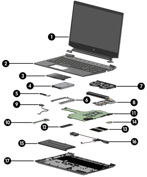 31 Hp Laptop Parts Diagram Pics Wiringdiagrammyid