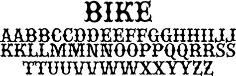 Bike Font By Fontalicious Font Bros Types Of Lettering Typography