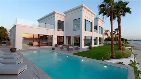 Brand New Contemporary Villa Masterpiece On Palm Jumeirah Youtube