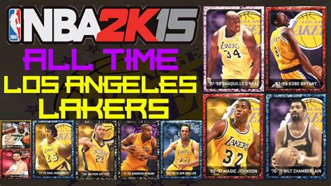 The lakers compete in the national basketball association (nba), as a member of the league's western. NBA2K15 MyTeam: ALL TIME LOS ANGELES LAKERS SQUAD! - YouTube