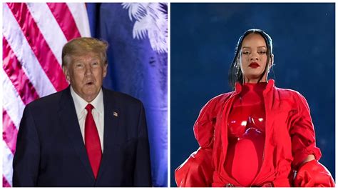 Donald Trump Weighs In On Rihannas 2023 Super Bowl Halftime Performance