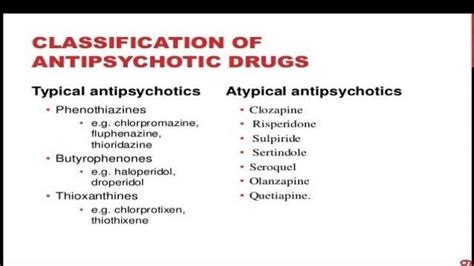 Classical Versus Atypical Antipsychotics