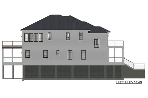 Plan 765019twn 4 Bed Low Country House Plan With Front And Back Double
