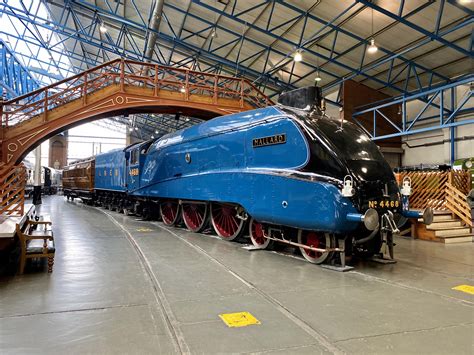Lner Class A4 4468 Mallard Sitting Proudly At The National Railway