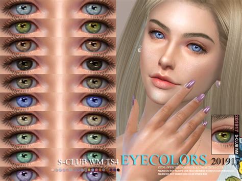 The Sims Resource S Club Wm Ts4 Eyecolors 201917