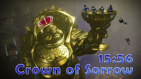 Crown Of Sorrow Speedrun 1556 Destiny 2 Youtube