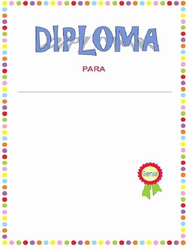 Formato De Diplomas Para Llenar Inspirational Marcos Para Diplomas