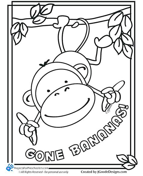 Push pack to pdf button and download pdf coloring book for free. Monkey Printable Coloring Pages at GetDrawings | Free download