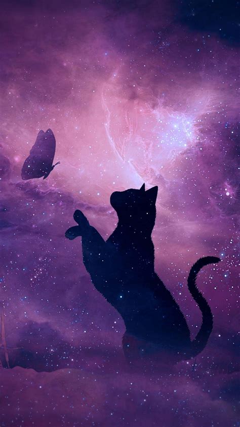 Cool Galaxy Cat Wallpapers Top Free Cool Galaxy Cat Backgrounds