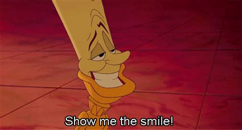 Beauty And The Beast Smile  Find And Share On Giphy