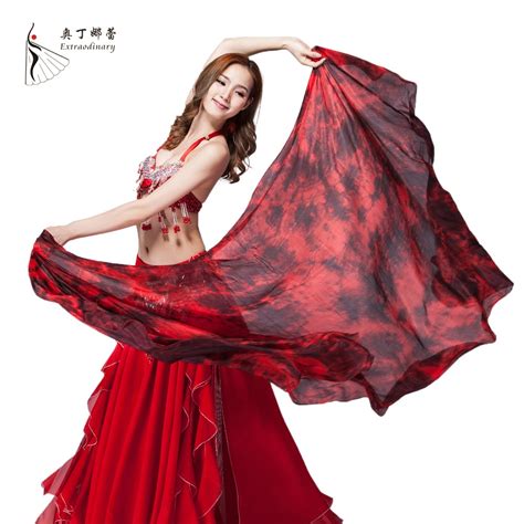 100 silk stage dancewear tie dye scarves light texture veil shawls women costumes accessories