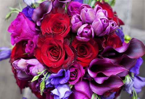 The arrangement shown is an example of the size, colour and style. Rich Jewel Tones create this stunning #Wedding #Bouquet ...