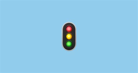 🚦 Vertical Traffic Light Emoji On Apple Ios 112