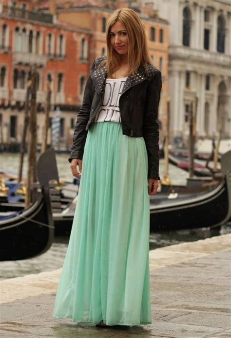 35 Maxi Skirt The Best Street Style Choice Green Maxi Skirt Maxi