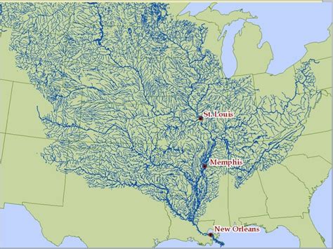 The Mississippi River And Its Tributaries Aaaneatstuff