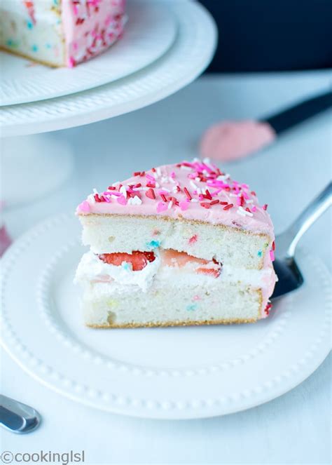 Check spelling or type a new query. Pink Funfetti Cake For Valentine's Day