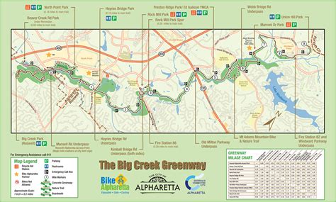 Big Creek Greenway Map Awesome Alpharetta