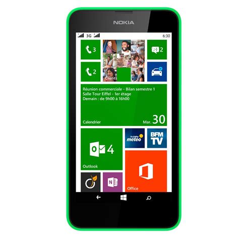Nokia Lumia 630 Dual Sim Vert Mobile And Smartphone Nokia Sur