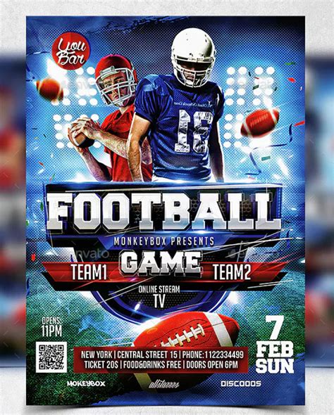 63 Football Flyer Templates Free Psd Eps Png Ai Pdf Downloads