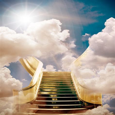 Buy Aofoto X Ft Stairway To Heaven Backdrop Paradise Stairs Holy Dreamy Clouds Photography