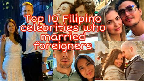This page covers marriage of two foreigners in china, marriage of a foreigner to a chinese person in china, and spouse visa/residence requirements in china. Top 10 Filipino Celebrities Who Married Foreigners ★ Pinoy ...