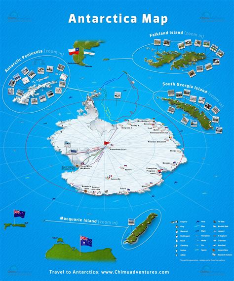 Amundsen Scott Base Antarctica Map