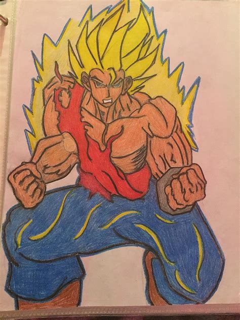 Dragon Ball Z Drawing By Lamar Johnson
