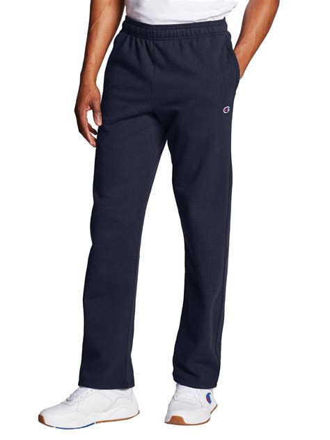 Sweatpants Active Pants Champion Mens Big And Tall Poly Fleece Open
