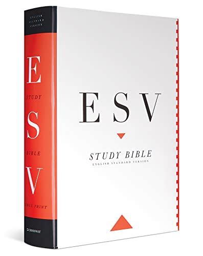 Esv Study Bible Large Print Esv Bibles 9781433544132 Books