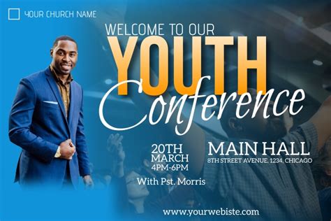 Youth Conference Flyer Template Postermywall