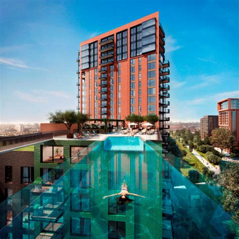 Embassy in the nine elms neighborhood of london, not far from the thames river. London's floating 'sky pool' finally lifted into place ...