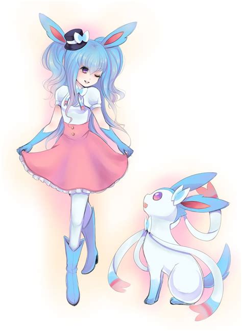 擬人化 ニンフィア Pokemon Eevee Evolutions Oc Pokemon Pokemon People Sylveon