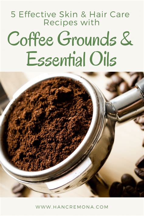 Natural ground coffee is an excellent natural tool to darken hair. Turn your used coffee grounds into rejuvenating DIY skin ...
