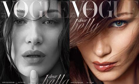 Bella Hadid Is The Cover Girl Of Vogue Korea January 2018 Issue