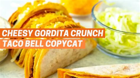 Cheesy Gordita Crunch Easy Healthy Copycat Recipe Youtube