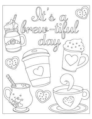 20 Free Coffee Coloring Pages Coloring Pages Fall Coloring Pages