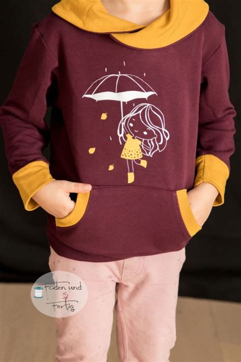 Luftige sommer outfits für frauen und teens. Kapuzen - Schalkragensweatshirt "YANN& » Zierstoff ...