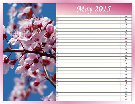Printable Planner For May 2020 Download And Print At Home