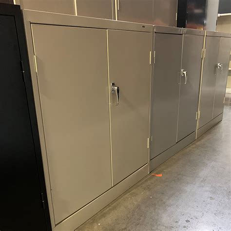 Durable And Versatile Used 36” Metal And Locking Storage Cabinets