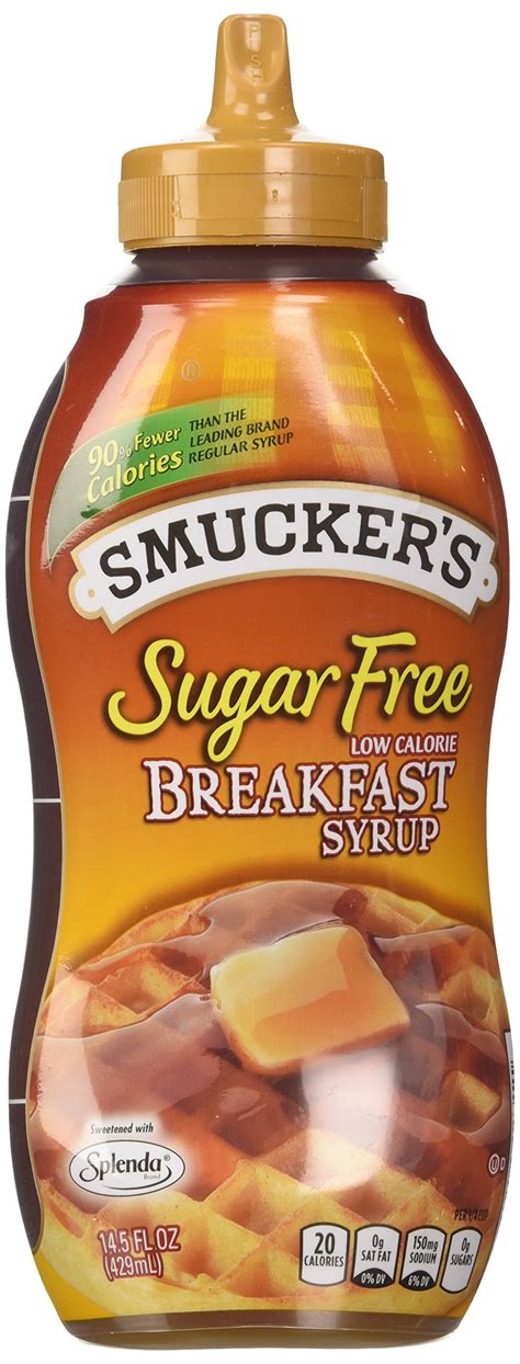 Smuckers Sugar Free Breakfast Syrup 145 Oz Pack Of 2