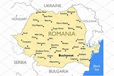 Romania map | Romania map, Map, Romania