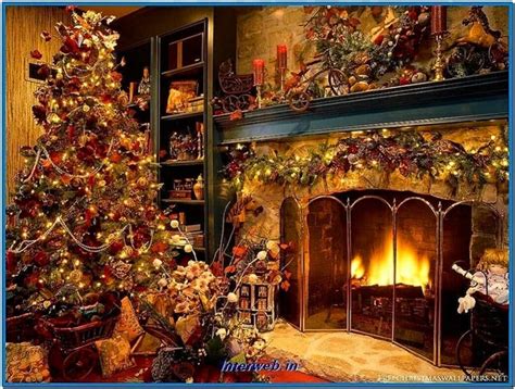 Animated Christmas Fireplace Screensavers Download