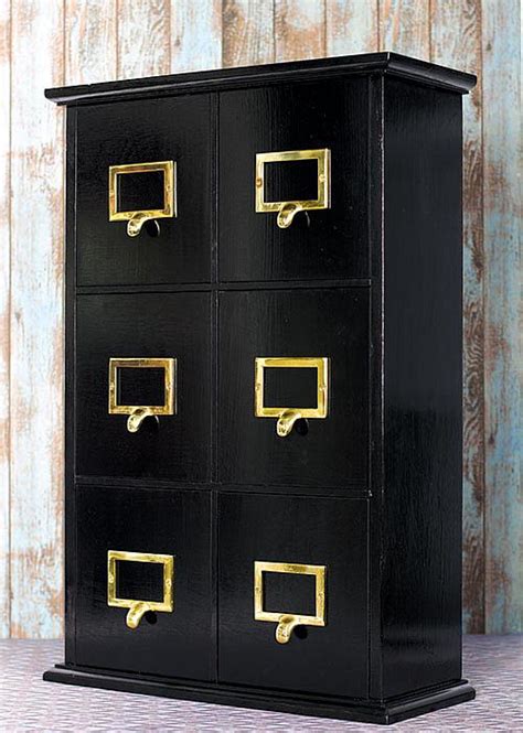 Glossy Black Cabinet With Drawers Project By Decoart