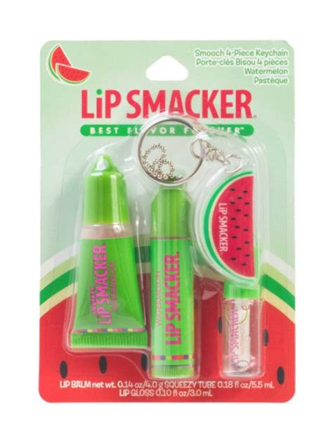 Lip Smacker Smooch Key Chain And Lip Balm Set Watermelon Watermelon