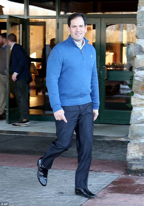 Marco Rubio Wears Some Well Heeled Boots To Campaign In New Hampshire