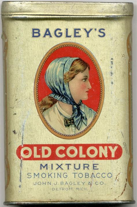 Sold Price Bagleys Old Colony Tobacco Pocket Tin August 5 0114 100