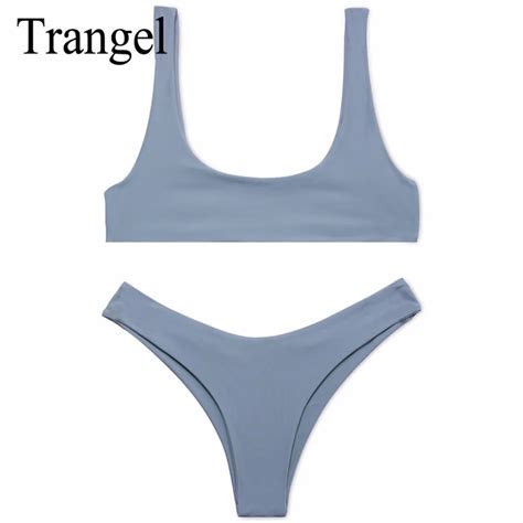 Buy Trangel Bikinis Women Swimsuit Bandeau Push Up