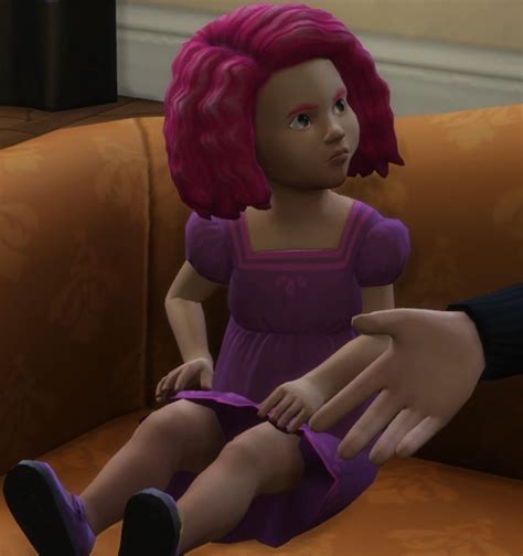 Dyed Hair For Toddlers By Freedri At Mod The Sims Sims 4